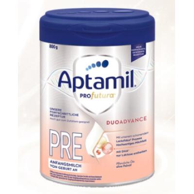 德国直邮 爱他美Aptamil 白金新版 婴儿奶粉 pre段 （0-3个月 ）800g