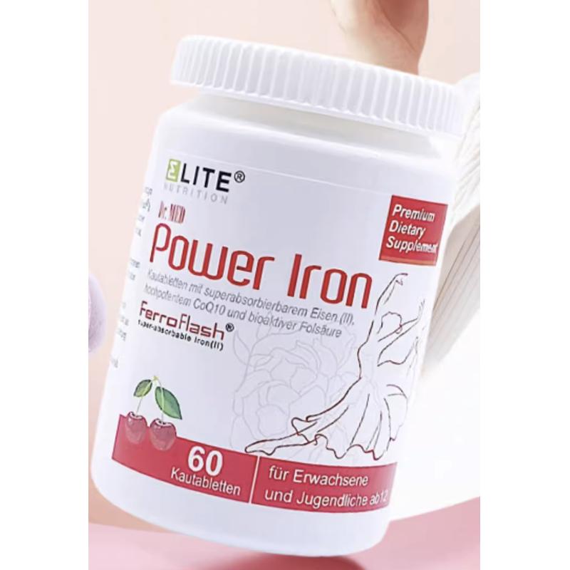 Elite Nutrition女性三合一补铁含片60粒/盒